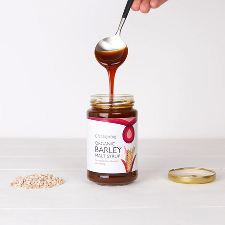 Clearspring Byg Malt Sirup | 300 gr fra Clearspring på Mecindo.dk