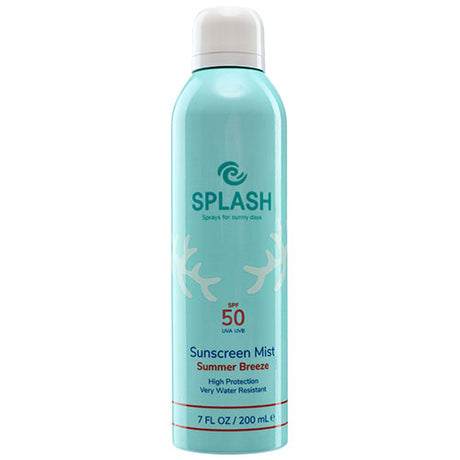 Splash Summer Breeze Sunscreen Mist Spf 50 | 200 ml fra Splash på Mecindo.dk