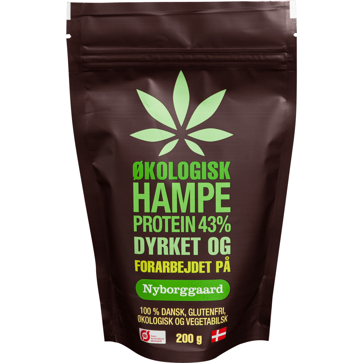 Nyborggaard Hampeprotein 43% Økologisk | 200 g