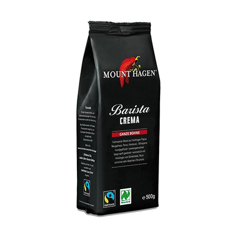 Mount Hagen Kaffebønner Barista Økologisk | 500 gr fra Mount Hagen på Mecindo.dk