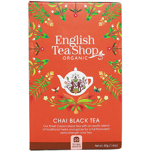 English Tea Shop Chai Black Tea Økologisk | 20 br
