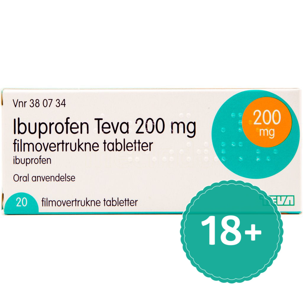 Ibuprofen Tabletter (Teva) | 20 Tabl. fra Otinova på Mecindo.dk