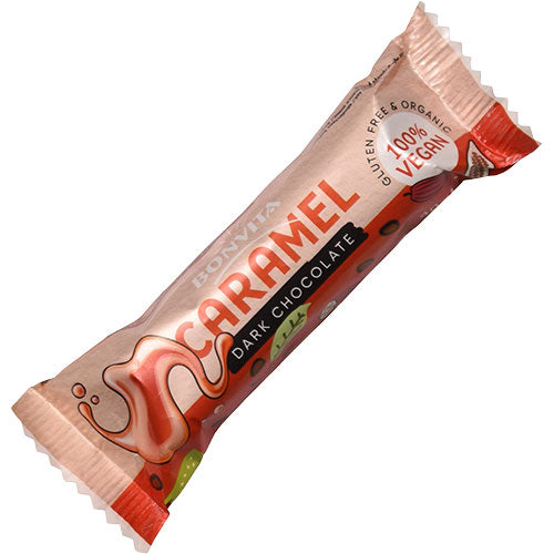 BonVita Caramelbar M. Mørk Chokolade Økologisk | 40 gr fra BonVita på Mecindo.dk