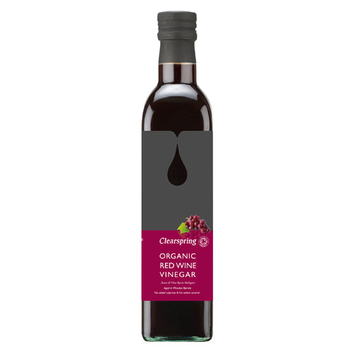 Clearspring Rødvins Eddike Økologisk | 500 ml fra Clearspring på Mecindo.dk