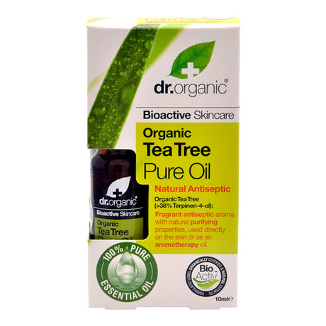 Dr. Organic Tea Tree Pure Oil | 10 ml fra Dr. Organic på Mecindo.dk