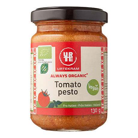Urtekram Pesto Rød Økologisk | 130 gr fra Urtekram på Mecindo.dk