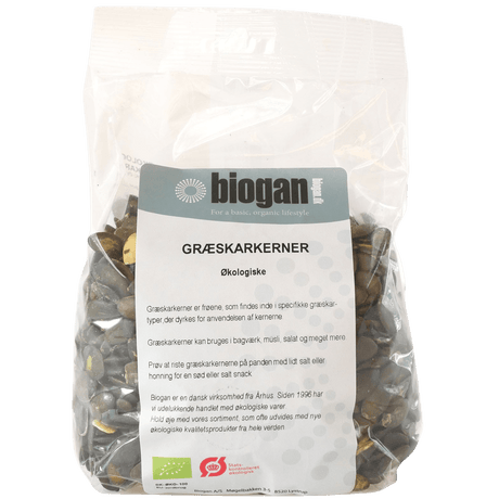 Biogan Økologiske Græskarkerner | 500 g fra Biogan på Mecindo.dk
