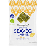 Clearspring Tang Chips Økologisk (4 gr) | Ingefær Seaveg Crispies