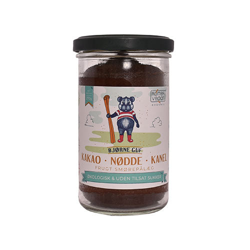 Rømer Smørepålaeg Bjørneguf Kakao, Kanel & Nødder Økologisk | 270 gr fra Rømer på Mecindo.dk