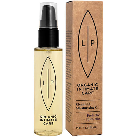 Lip Intimate Care Cleansing + Moisturising Oil Prebiotic + Postbiotic | 75 ml fra Lip Intimate Care på Mecindo.dk