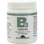 Natur-Drogeriet B3 Niacin Nikotinsyre 9 Mg | 100 Tabl.