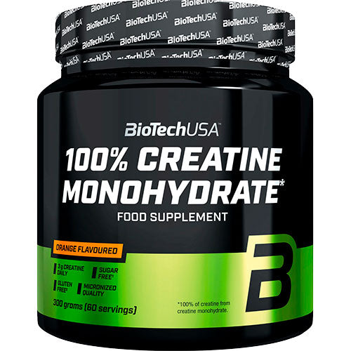 BioTechUSA Creatine Monohydrate 300 g | Orange fra BioTechUSA på Mecindo.dk