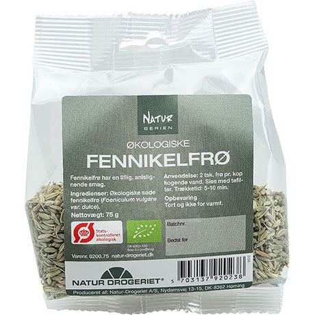 Natur-Drogeriet Fennikel Hele Frø Økologisk | 75 gr fra Natur-Drogeriet på Mecindo.dk