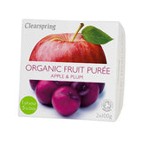 Clearspring Frugtpuré Økologisk (200 gr) | AEble & Blomme fra Clearspring på Mecindo.dk