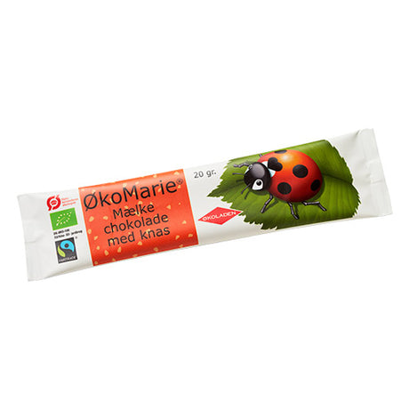 Økoladen Marie Maelkechokolade M. Knas | 20 gr fra Økoladen på Mecindo.dk