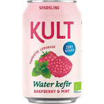 KULT Vandkefir 33 cl | Hindbær & Mynte