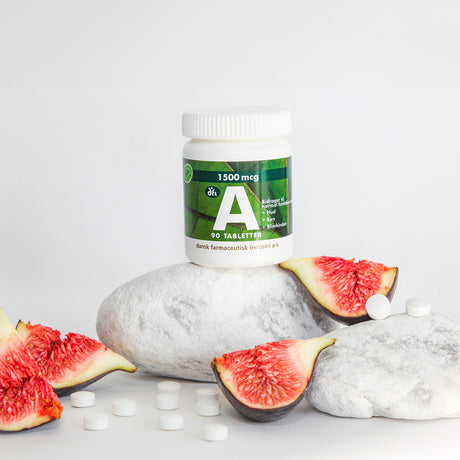 DFI A-vitamin 1500 mcg, | 90 Tabl. fra Grønne dfi vitaminer på Mecindo.dk