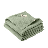 BIBS Muslin Cloth 2-pack 70x70 cm Sage fra BIBS på Mecindo.dk