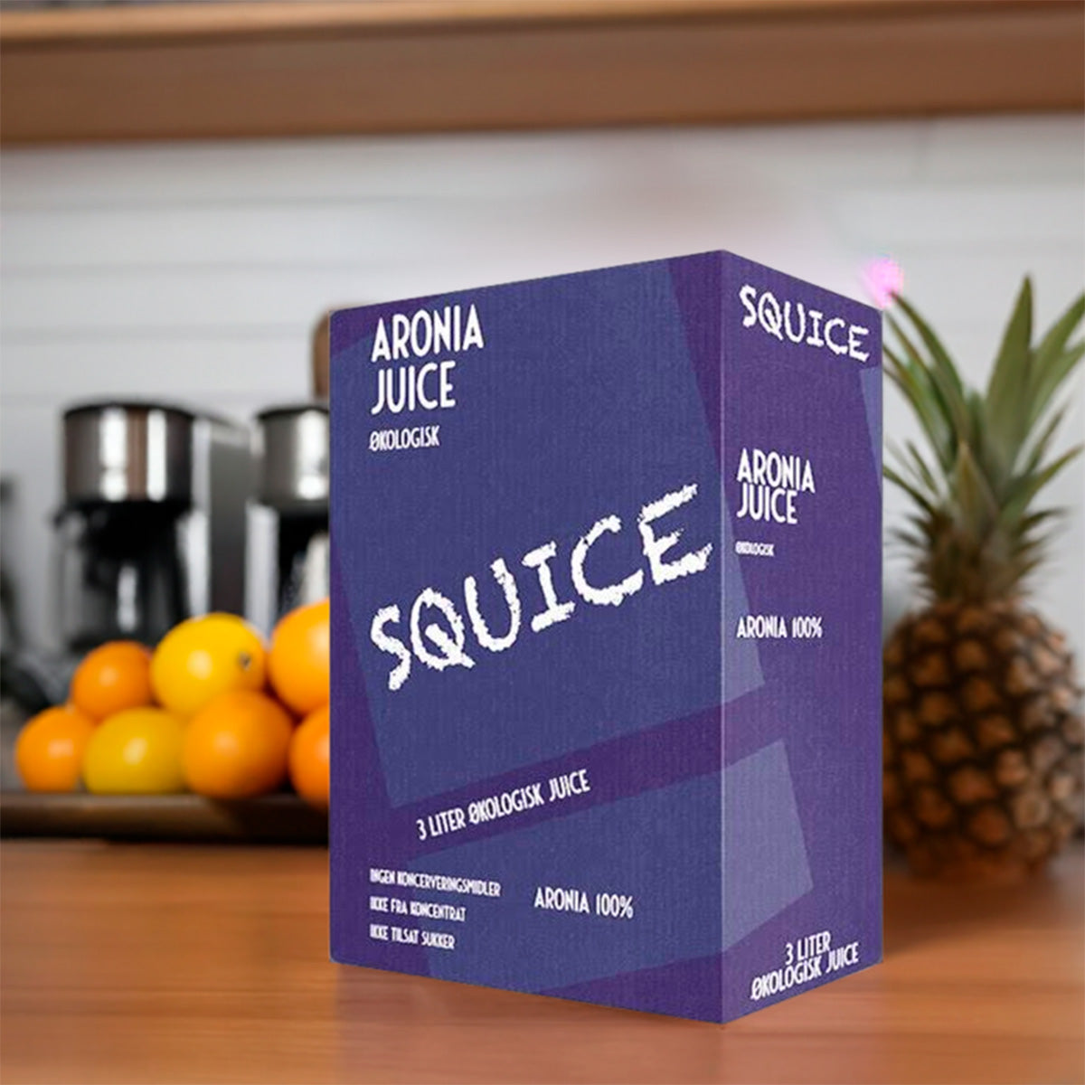 Squice Rå 100% Økologisk Aronia Juice | 3 ltr fra Squice på Mecindo.dk