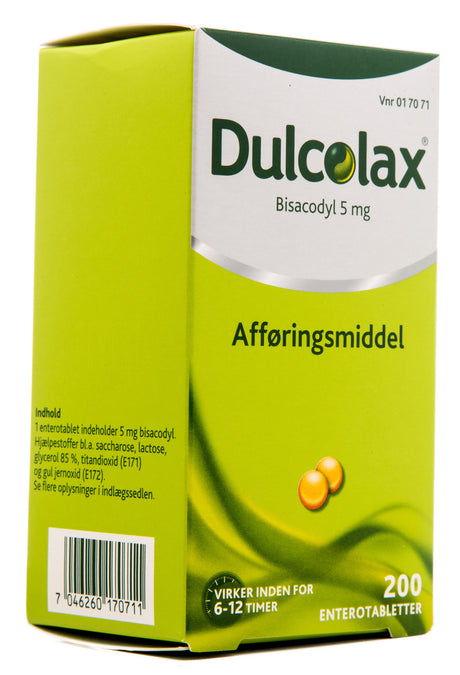 Dulcolax Enterotabletter | 200 Tabl. fra Dulcolax på Mecindo.dk