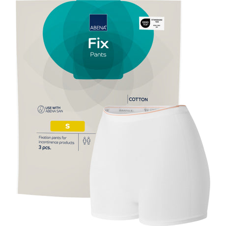 Abena Fix Pants Cotton Med Ben (3 stk) | Str. S fra Abena på Mecindo.dk