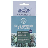 Skoon Solid Shampoo & Shower Bar 2 I 1 Energy And Freshness | 90 gr fra Skoon på Mecindo.dk
