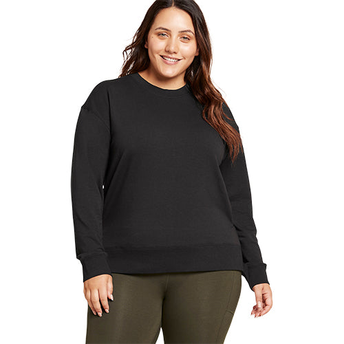 Boody Women´s Weekend Crew Pullover Sort | Str. S fra Boody på Mecindo.dk
