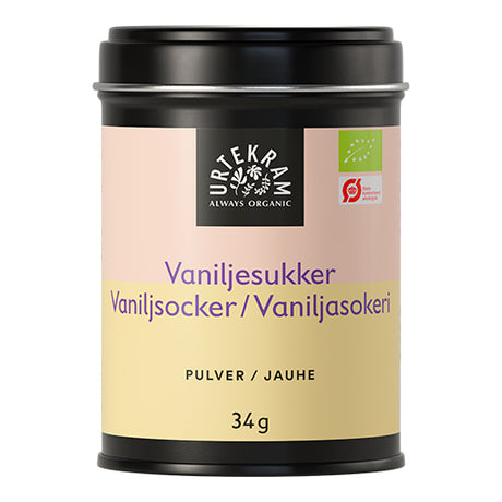 Urtekram Vaniljesukker Økologisk | 34 gr fra Urtekram på Mecindo.dk