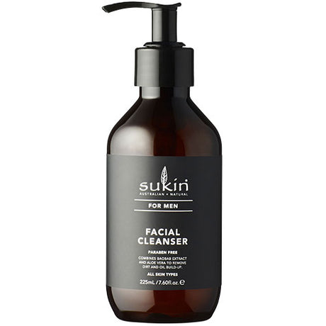 Sukin Men Facial Cleanser | 225 ml fra Sukin på Mecindo.dk