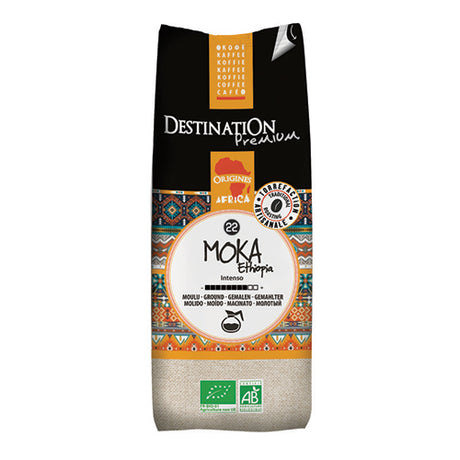 Destination Kaffe Moka Ethiopia Formalet Økologisk | 250 gr fra Destination på Mecindo.dk