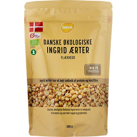 DAVA Flaekkede Ingrid aerter Ø | 300 GR fra DAVA på Mecindo.dk