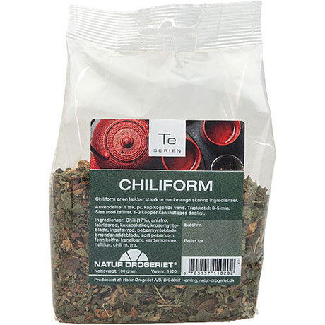 Natur-Drogeriet Chili Form Te | 100 gr fra Natur-Drogeriet på Mecindo.dk