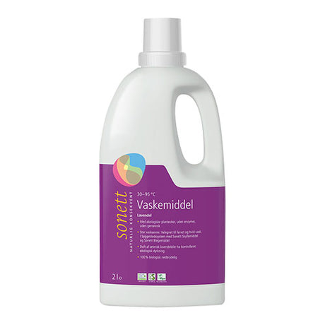 Sonett Vaskemiddel Fl. Lavendel | 2 ltr fra Sonett på Mecindo.dk
