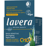 lavera Natcreme Q10 Anti-age Basis Sensitiv | 50 ml