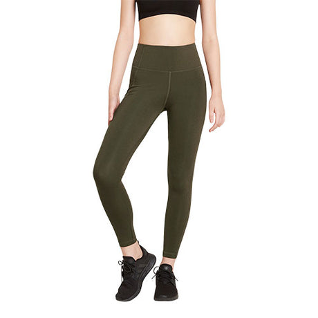 Boody Full-length High-waist Tights Dark Marl | Str. Xs fra Boody på Mecindo.dk
