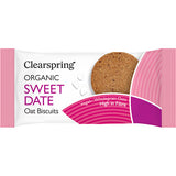 Clearspring Sweet Date Oat Biscuits Økologisk | 40 gr fra Clearspring på Mecindo.dk
