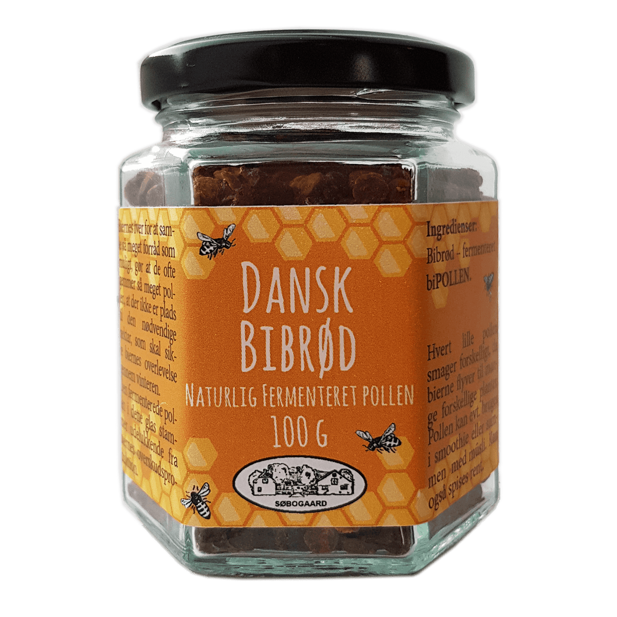 Søbogaard Bibrød - Naturlig Fermenteret Pollen | 100 g fra Søbogaard på Mecindo.dk