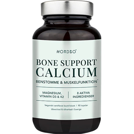 Nordbo Bone Support Calcium | 90 Kapsler fra NORDBO på Mecindo.dk