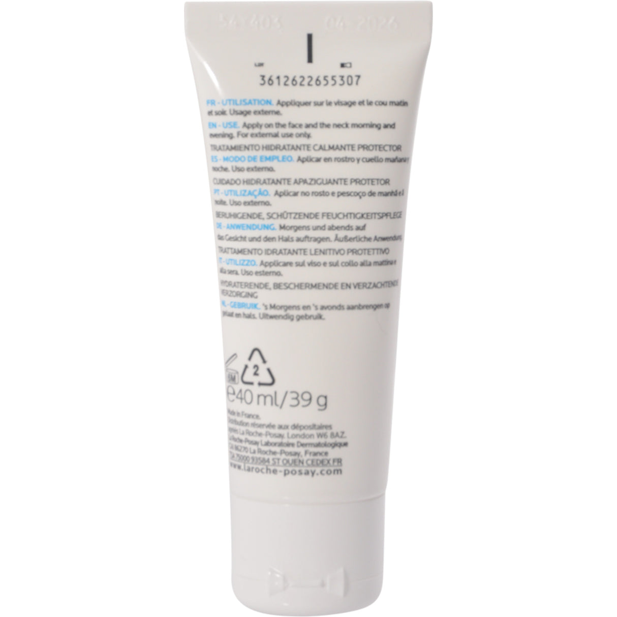 La Roche Posay Toleriane Sensitive Creme | 40 ml fra La Roche Posay på Mecindo.dk