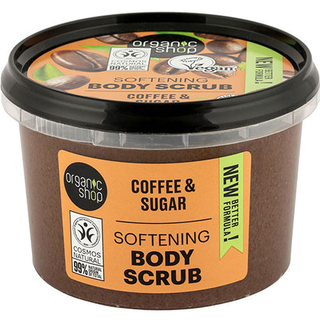 Organic Shop Softening Body Scrub - Coffee | 250 ML fra Organic Shop på Mecindo.dk