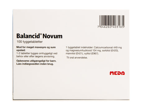 Meda Balancid Novum | 100 Tabl. fra Meda på Mecindo.dk