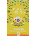 English Tea Shop Lemongrass, Citrus & Ginger Te Økologisk | 20 br