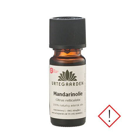 Urtegaarden Mandarinolie Økologisk | 10 ml fra Urtegaarden på Mecindo.dk