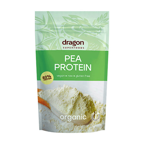 Dragon Superfoods AErteproteinpulver Økologisk | 200 gr fra Dragon Superfoods på Mecindo.dk