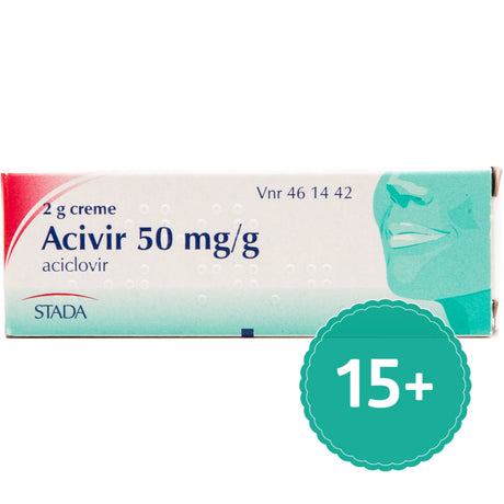 Acivir Creme Til Forkølelsessår | 2 gr fra Otinova på Mecindo.dk