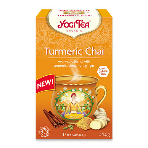 Yogi Turmeric Chai Økologisk | 17 br fra Yogi på Mecindo.dk