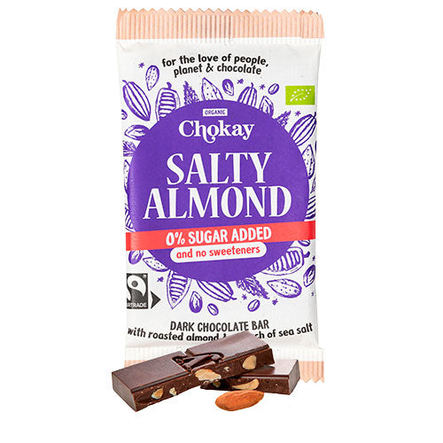Chokay Bar Salty Almond Økologisk | 70 gr