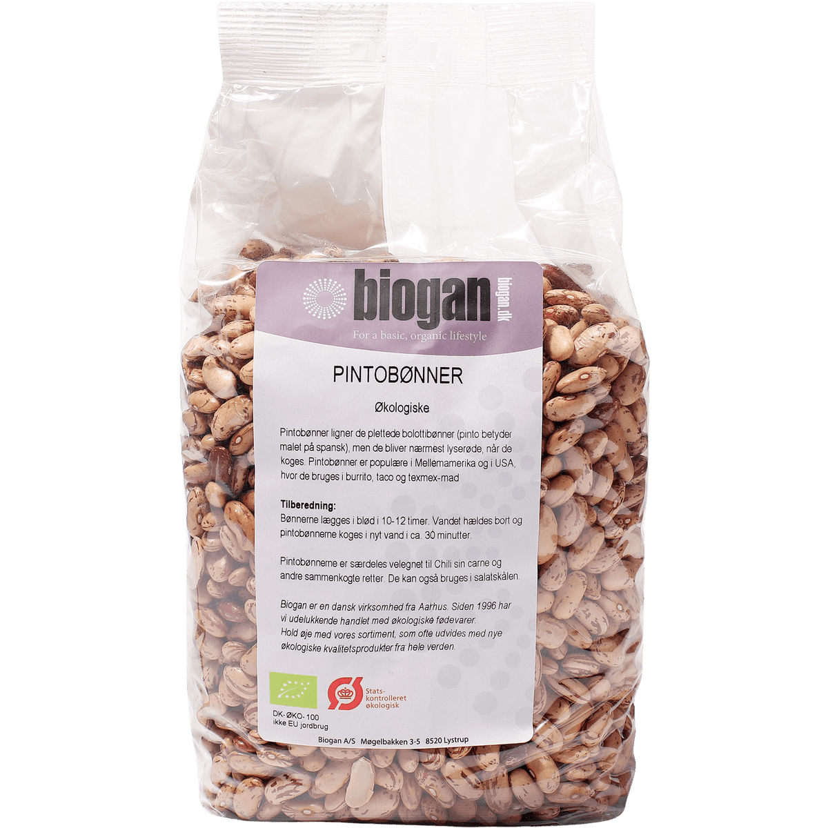 Biogan Økologiske Pintobønner | 1 kg