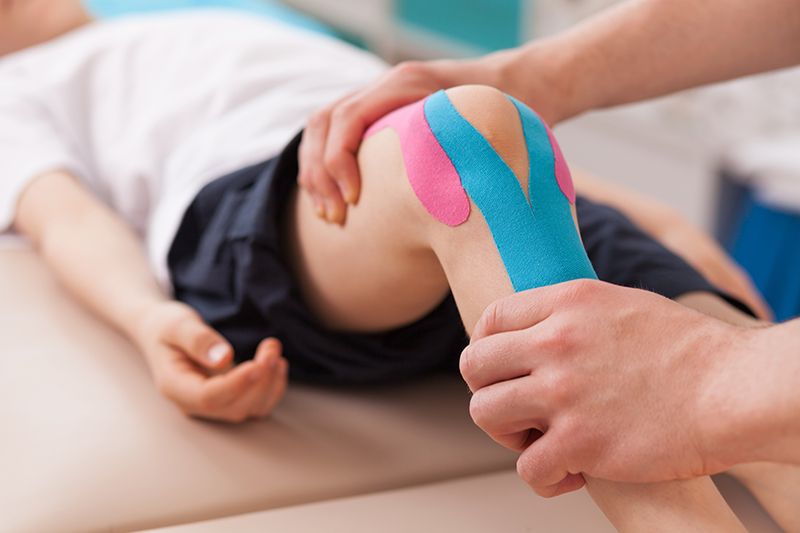 Biovita Kinesiotape Blå 7,5cm x 5m fra Mecindo.dk på Mecindo.dk