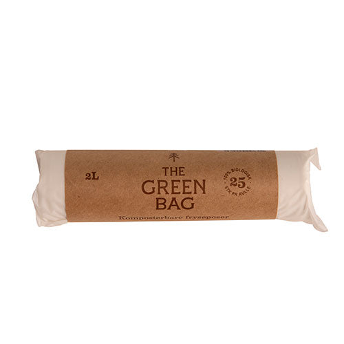 The Green Bag Komposterbare Fryseposer 2l fra The Green Bag på Mecindo.dk